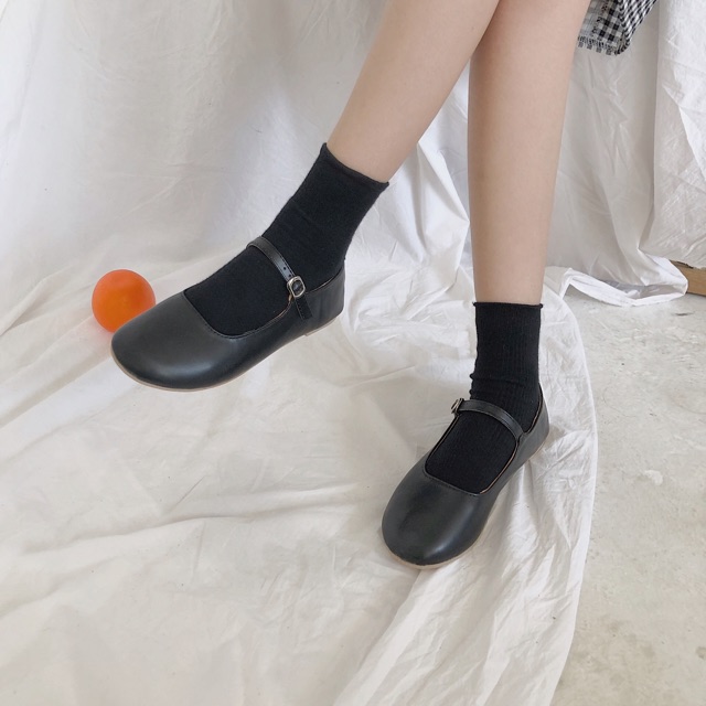 ( Sẵn Hàng + Ảnh Thật + FreeShip ) GIÀY BÚP BÊ có hộp, Phong cách vintage ulzzang (tặng quà ngẫu nhiên) | BigBuy360 - bigbuy360.vn