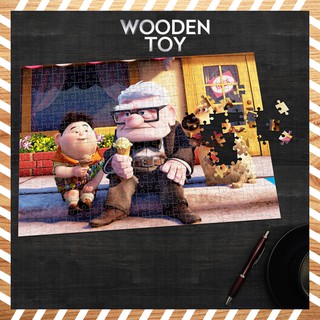 [MADE IN VIET NAM] Tranh Ghép Xếp Hình UP Wooden Jigsaw Puzzle, Loại 300 Và 500 Mảnh Ghép Chất Liệu Gỗ wt09