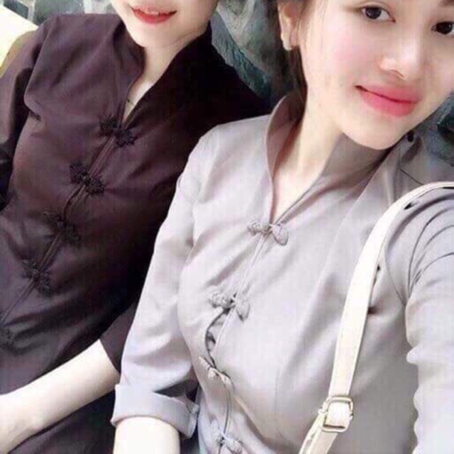 Đồ Phật tử đi Chùa (cổ trụ trơn)