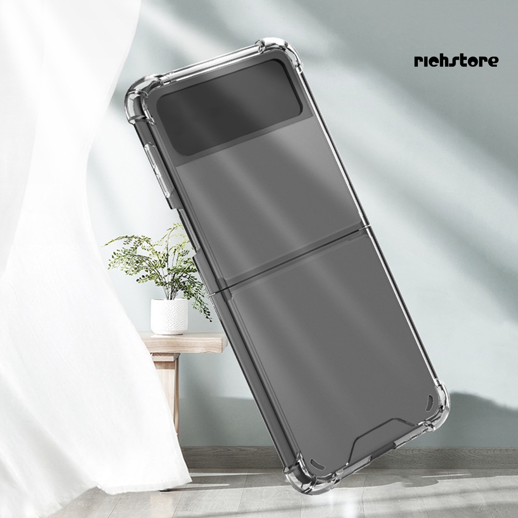 Ốp Điện Thoại Trong Suốt Siêu Mỏng Chống Sốc Cho samsung galaxy z flip 3 5g