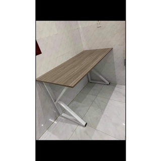 Bàn làm việc chân K mặt gỗ mdf vân gỗ