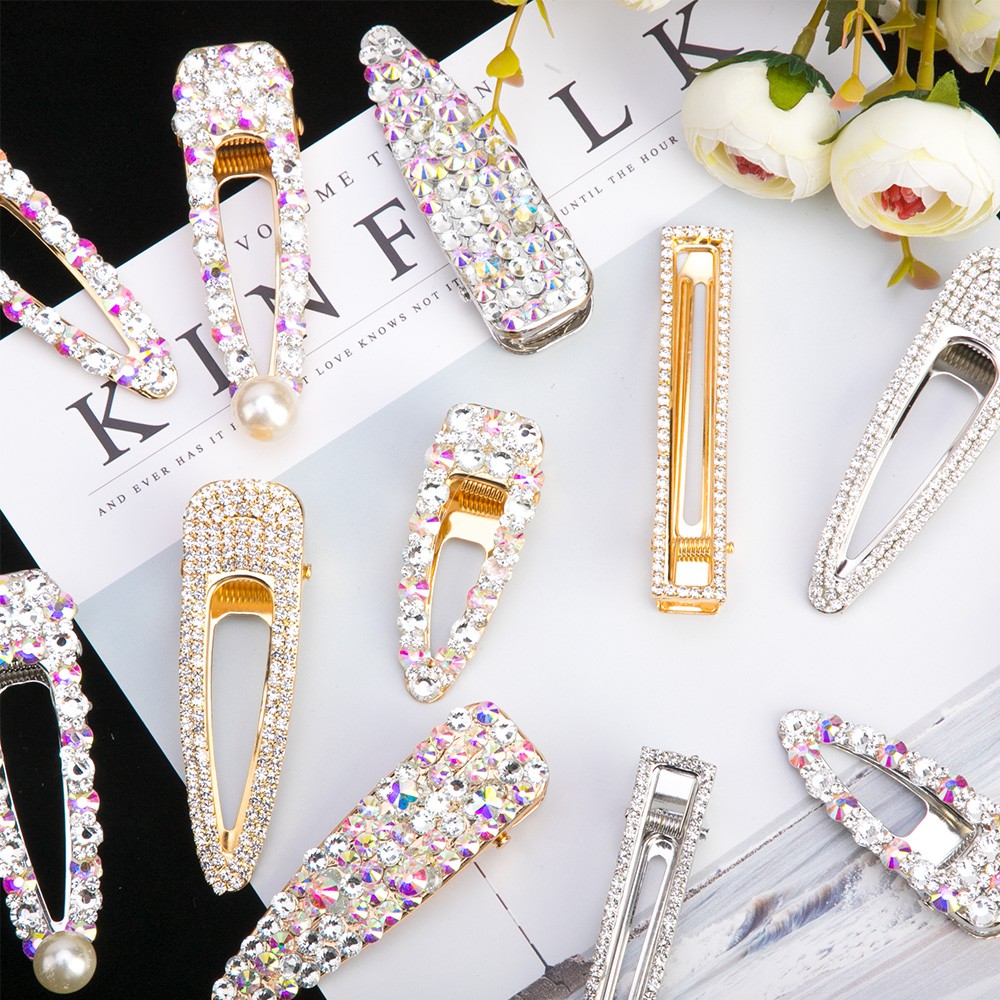 Kẹp tóc đính ngọc trai nhân tạo thiết kế thời trang dành cho nữ