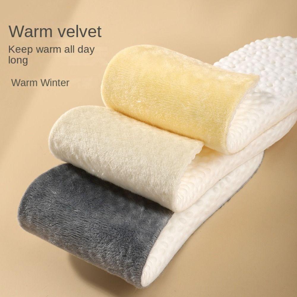 .Set 2 Đôi Đệm Giày Mềm Mại Dày Dặn Ấm Áp Thoáng Khí Cho Nam