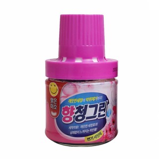 Cốc thả bồn cầu khử mùi Hàn Quốc hương hoa 150ml - nắp hồng