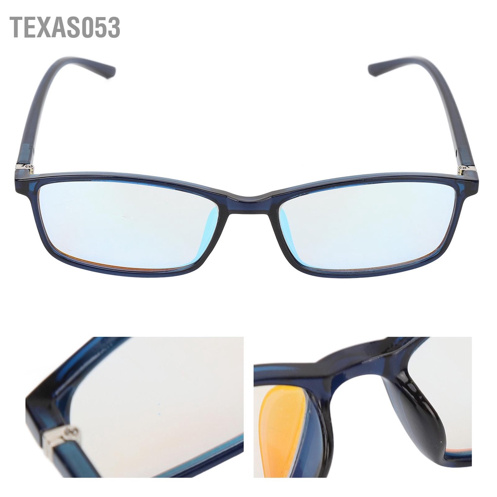 Texas053 Màu Kính mù Nam Nữ Ngoài trời đỏ xanh lá cây Mù Hiệu chỉnh có vỏ cho lái xe