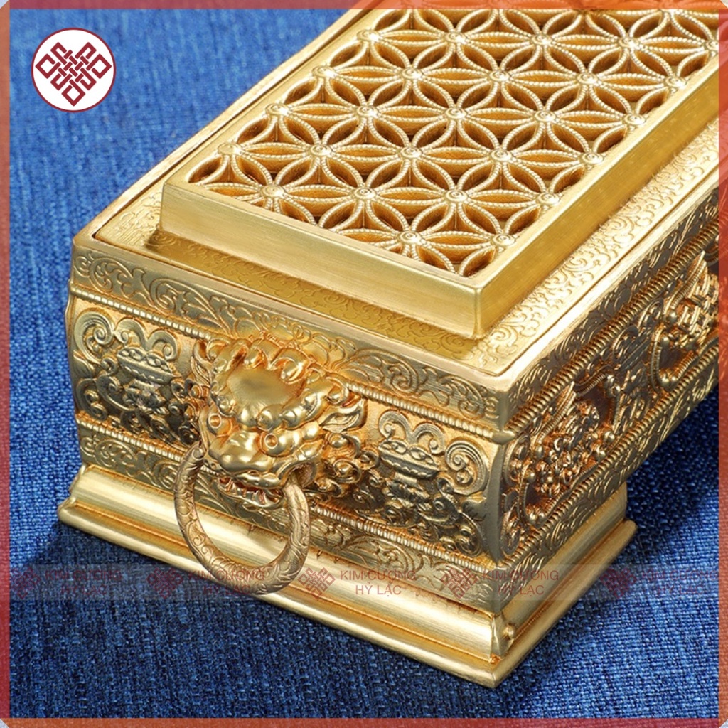 Lư Hương Đồng Đồ Thờ Cúng Mật Tông [Kim Cương Hỷ Lạc]