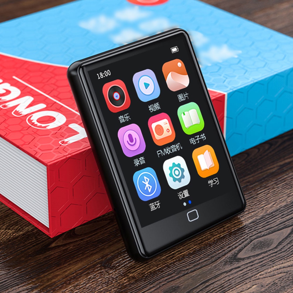 Máy Nghe Nhạc FAAEAL RUIZU M20 MP3 Bluetooth 5.0 Màn Hình Cảm Ứng 2.8 Inch Tích Hợp Loa Và Phụ Kiện