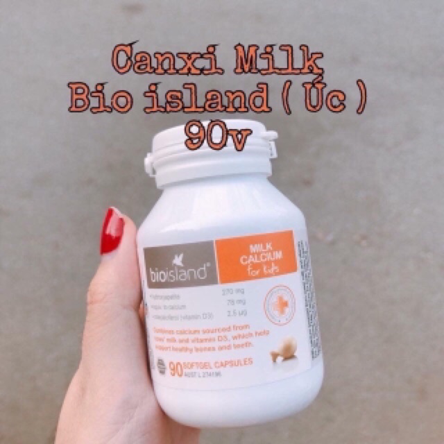 Canxi Milk Bio Island Úc 90 viên