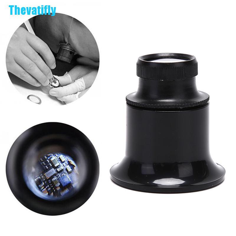 Kính Lúp Phóng Đại 20 Lần Dùng Sửa Chữa Trang Sức Tiện Dụng