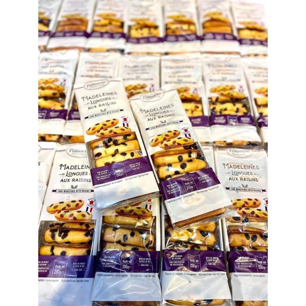 BÁNH BÔNG LAN NHO PHÁP 250G PATISSERIE TRADITION MADELEINES LONGUES
