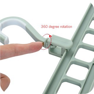 Combo 5 Chiếc Móc Quần Áo Đa Năng 9 Lỗ