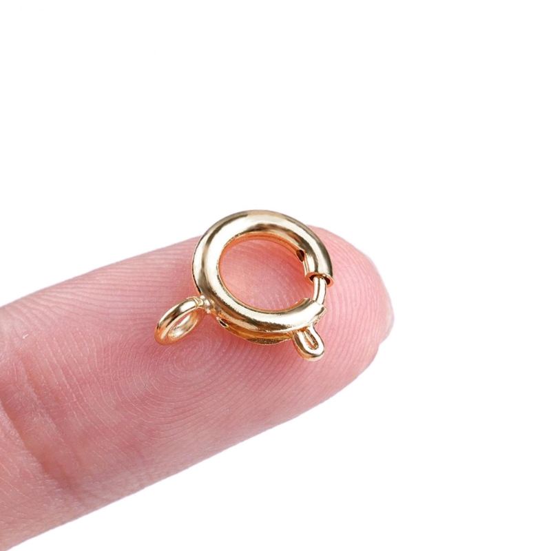 Charm Khoá kéo inox tròn 8mm làm vòng