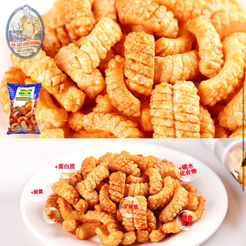 Bánh Snack Mực /Phô Mai Miaow Miaow