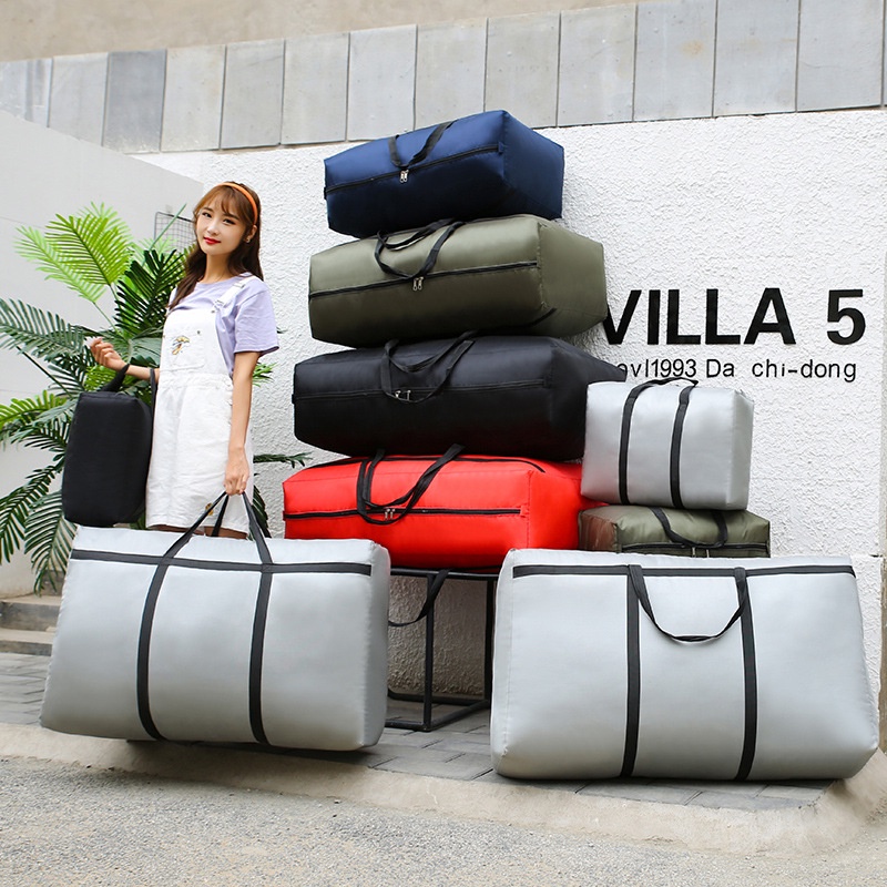 Túi đựng quần áo du lịch size to khổng lồ, túi đựng đồ đa năng đựng chăn màn, gấu bông tiện ích Living C