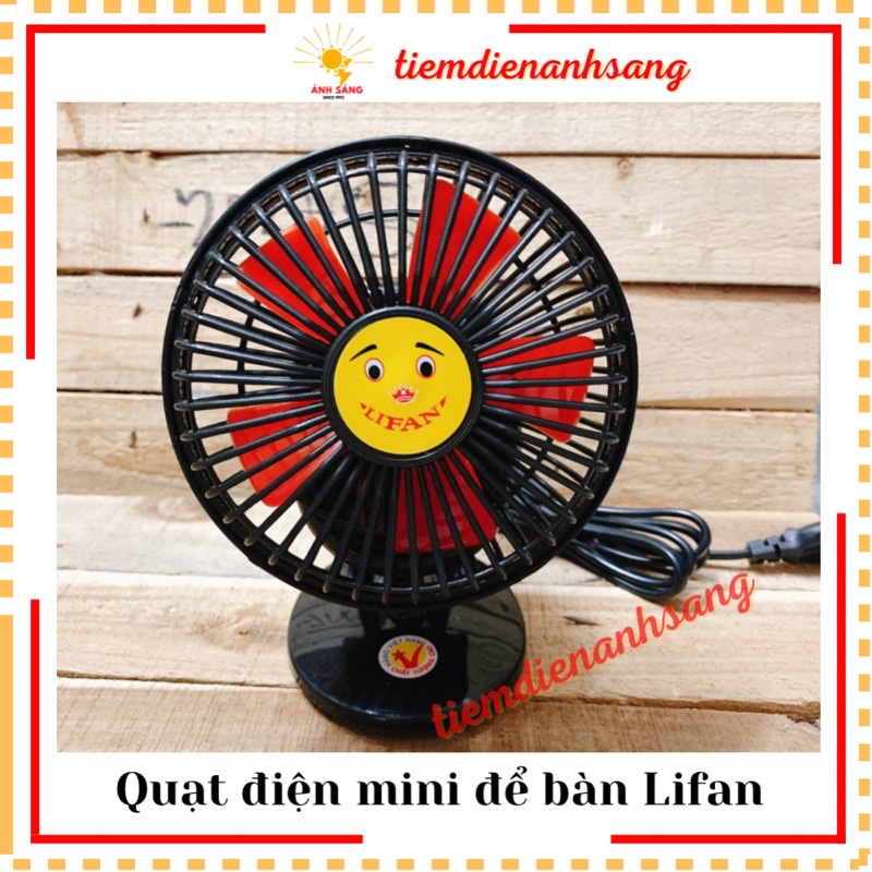 Quạt mini để bàn LIFAN  bảo hành 12 tháng | Tiệm điện Ánh Sáng