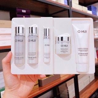 Set ohui white dưỡng trắng da chống lão hóa giảm thâm sạm - ohui white extreme white 5 sản phẩm