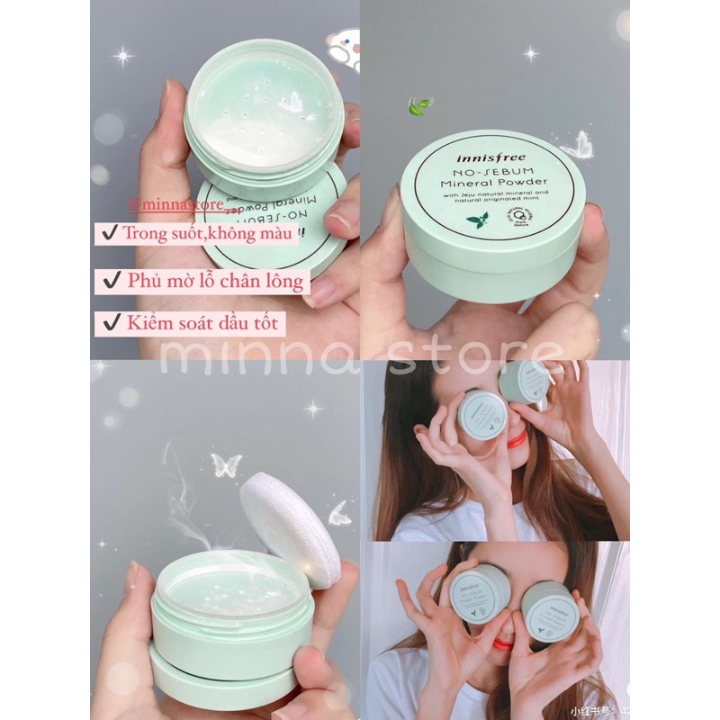 PHẤN PHỦ BỘT KIỀM DẦU INNISFREE NO SEBUM