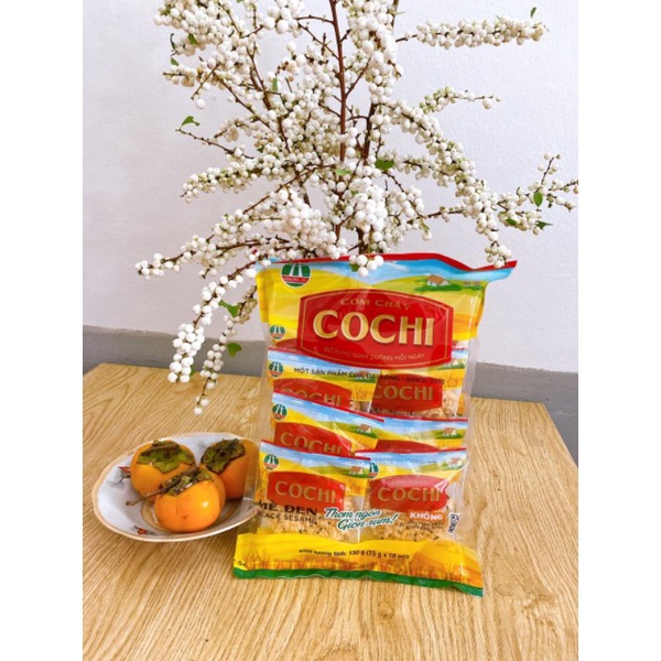 Cơm cháy Cochi túi 10 gói 15g (vị ruốc hành vị rong biển)