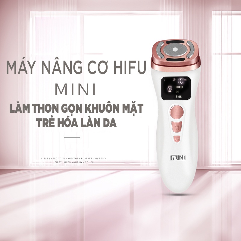 Máy Nâng Cơ Mặt HIFU, Nâng Cơ Xóa Nhăn Trẻ Hóa Căng Bóng Da- Công Nghệ Siêu Âm, Sóng RF, Xung Điện EMS Thế Hệ Mới