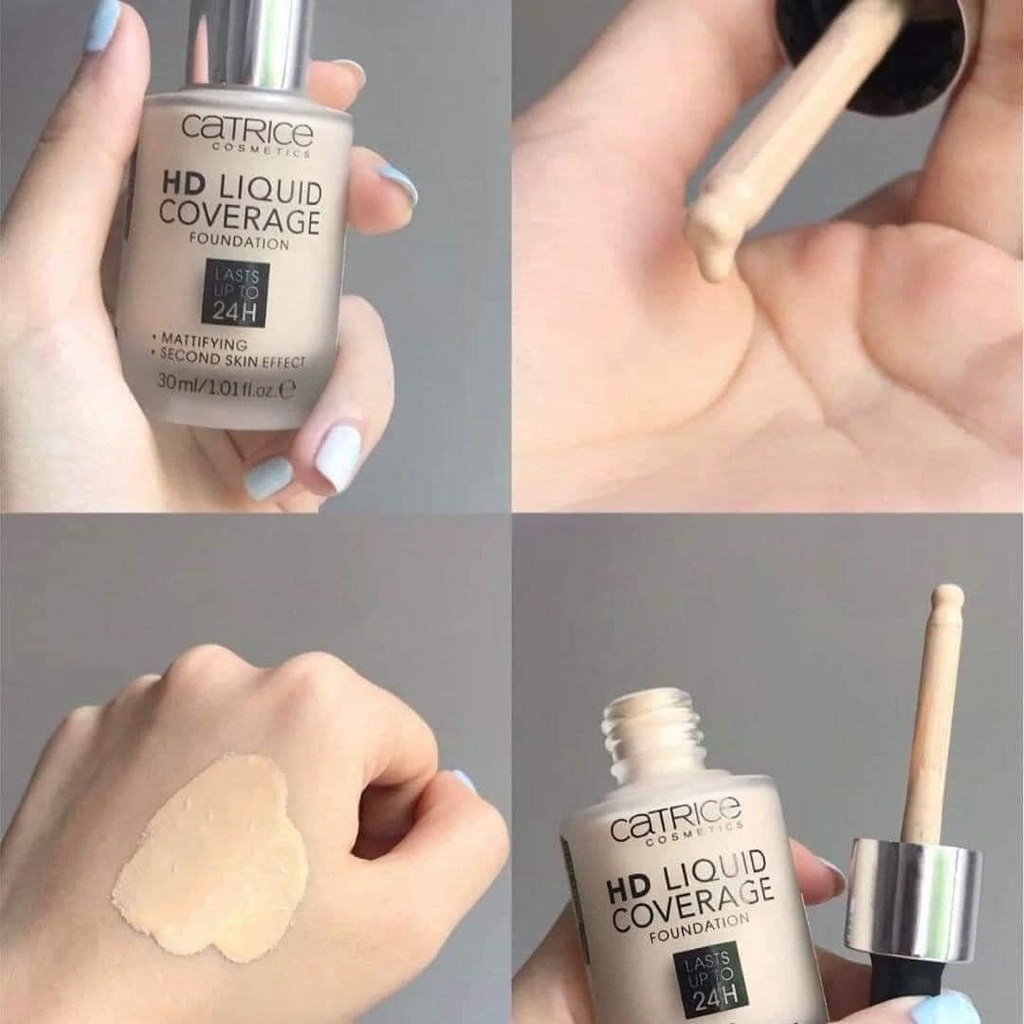 Kem Nền Catrice HD Liquid Coverage foundation 30ml - LAMII BEAUTY