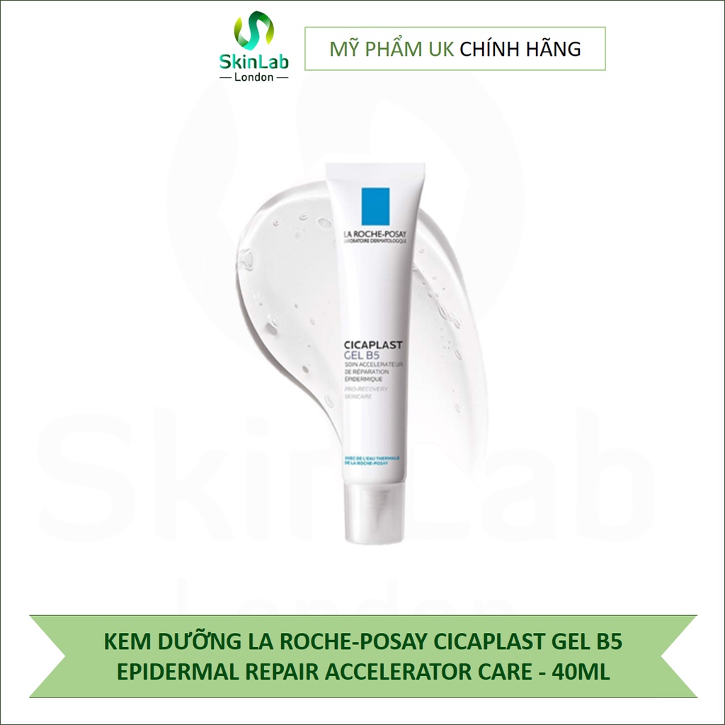 GEL DƯỠNG LA ROCHE-POSAY CICAPLAST GEL B5 EPIDERMAL REPAIR ACCELERATOR CARE - 40ML (Bill Anh)