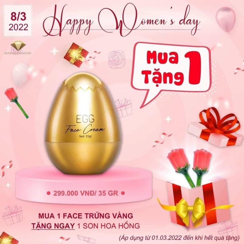 Kem Face Trứng Queenie skin , Kem Face Trứng gà Queenie Skin