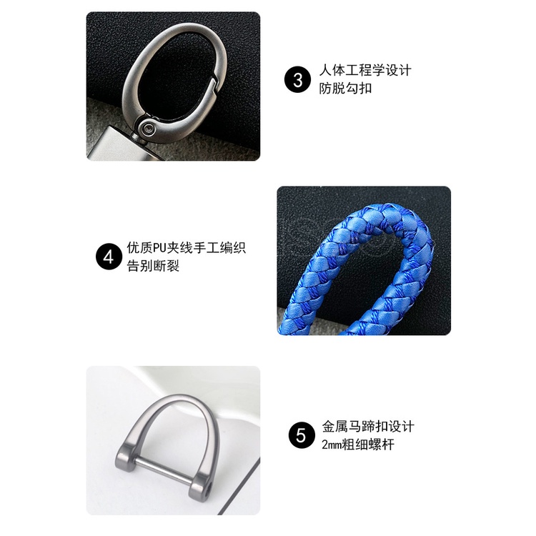 Móc Chìa Khóa Bằng Hợp Kim Cao Cấp Cho Xe Hơi BMW Proton Honda Toyota