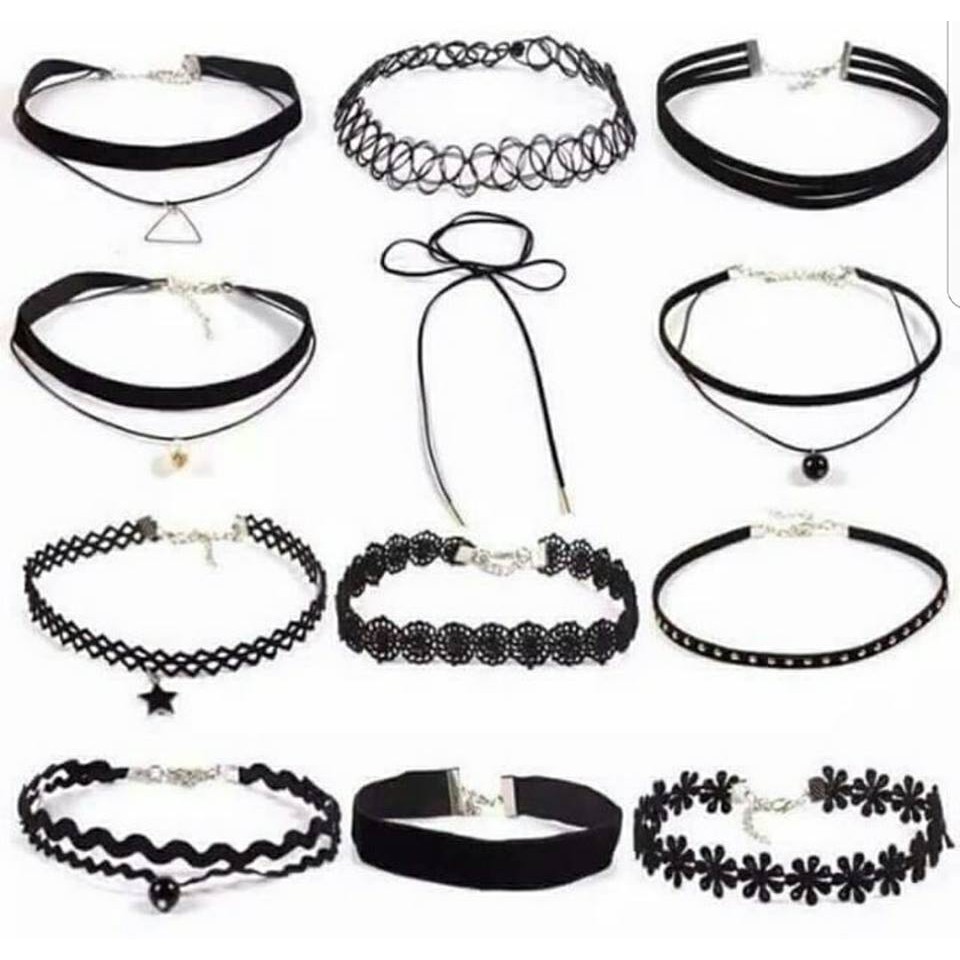 Set 12 vòng cổ choker
