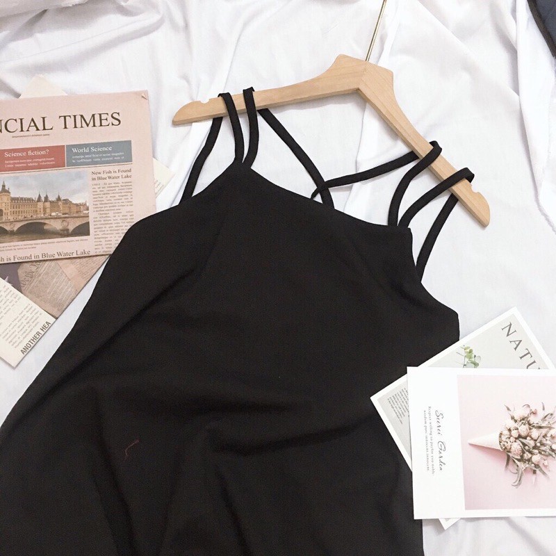 Váy nữ đẹp thời trang mùa hè đi biển mặc ở nhà 2 dây mát mẻ trẻ trung Đầm nữ cao cấp Ladyce Shop | BigBuy360 - bigbuy360.vn