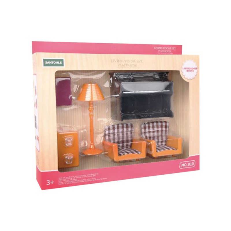 Bộ Nội Thất Nhà Búp Bê Tỉ Lệ 1: 12