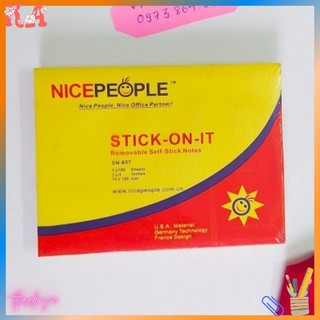 Giấy note vàng Nicepeople 3x4(7.5x10cm)