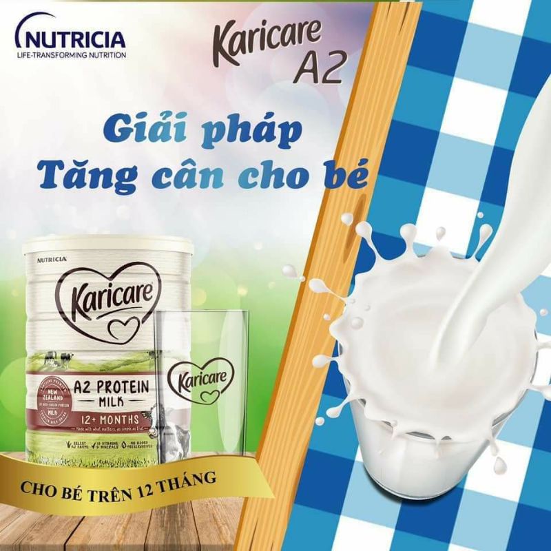 Thanh Lý Sữa Karicare A2 Protein Úc 1 ,2 900g 0-6 [Date 5/22]