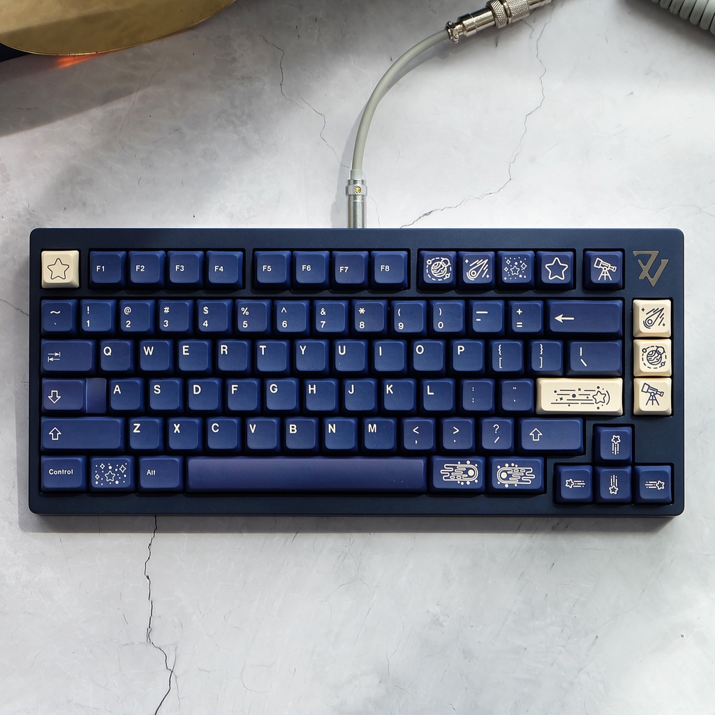 136 Phím Đặt Cấu hình XDA Phím khóa tùy chỉnh PBT Thuốc nhuộm thăng hoa ANSI Bố cục Bộ keycaps cho Gateron Kailh Cherry MX Công tắc Bàn phím cơ