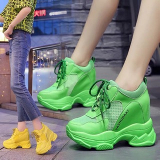 (ODER) Giày thể thao thời trang độn đế 10cm