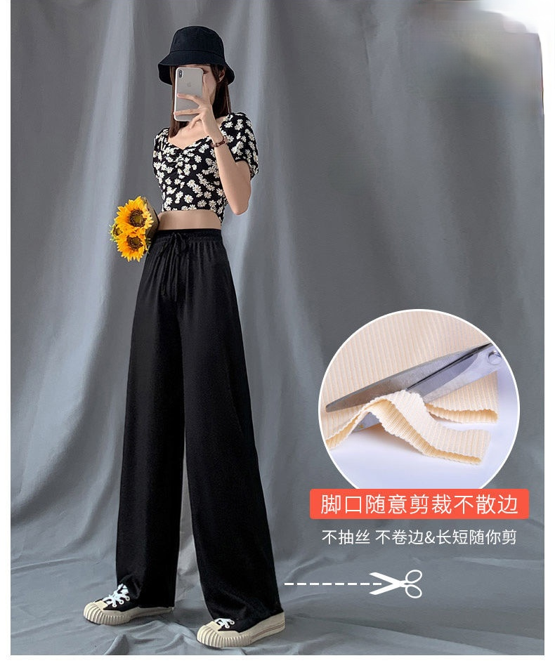 Quần Lụa Lưng Cao Ống Rộng Thời Trang Hè 2021 Cho Nữ | BigBuy360 - bigbuy360.vn