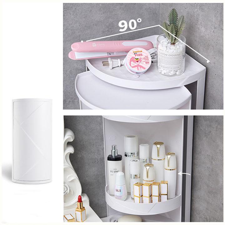 Kệ Góc Nhà Tắm Xoay 360 Độ 3 Tầng Chính Hãng, Thiết Kế Sang Trọng, Tiện Nghi