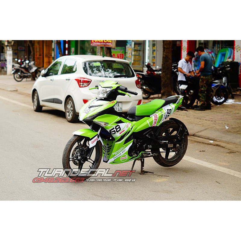 Tem Trùm Exciter 150 Castrol