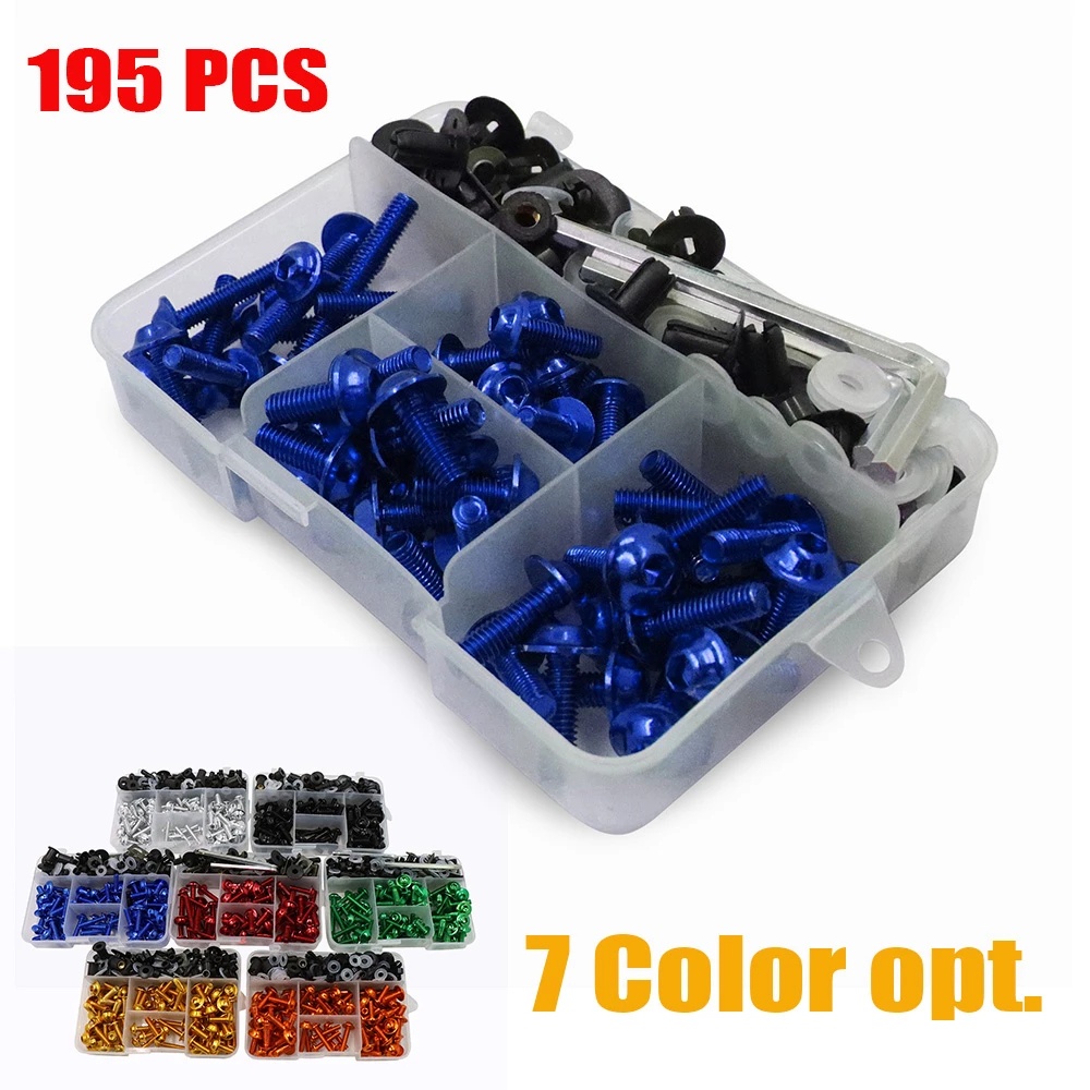 Bộ Ốc Vít CNC Chuyên Dụng Cho Xe Mô Tô YAMAHA YZF R1 R1M R15 R25 R3 R6 R125 R15 R25 MT-07 MT-09 MT-10 FZ6 FZ8