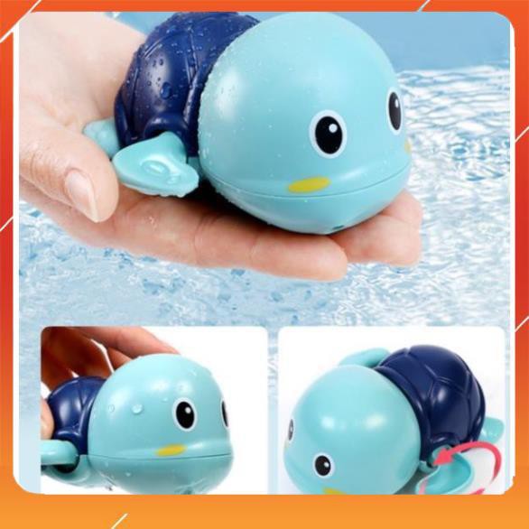 Combo ⚡️ XẢ KHO ⚡️ 3 Rùa bơi màu ngẫu nhiên, Đồ chơi nhà tắm rùa vặn cót bơi được dưới nước siêu cute cho bé