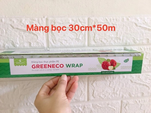 Màng bọc thực phẩm PE Green Eco 30cm x 50m