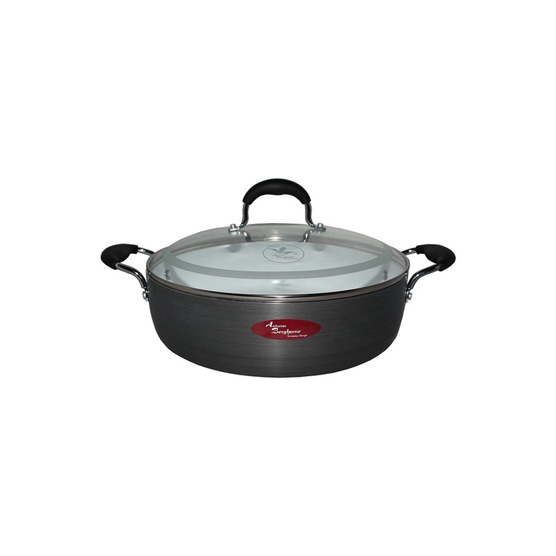 Nồi nhôm nắp kính 32cm thấp HA0232LC-AU06