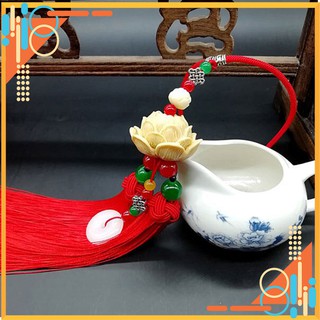 Dây treo xe phong thủy bông hoa sen