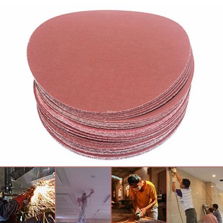 Bộ 40 dĩa chà nhám 5 inch 125mm chuyên dùng đánh bóng gỗ tiện lợi