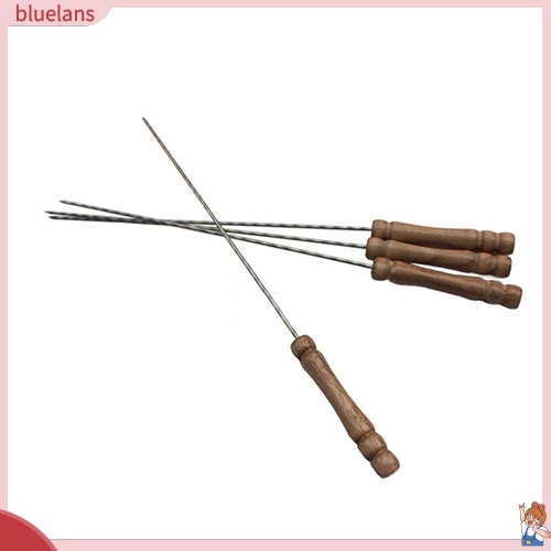 / 10 / 1 Cây Xiên Thịt Nướng Ngoài Trời Bằng Thép Không Gỉ