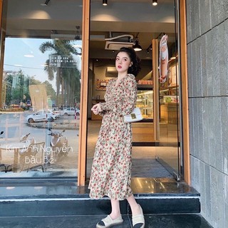 váy hoa dúm ngực ngọc