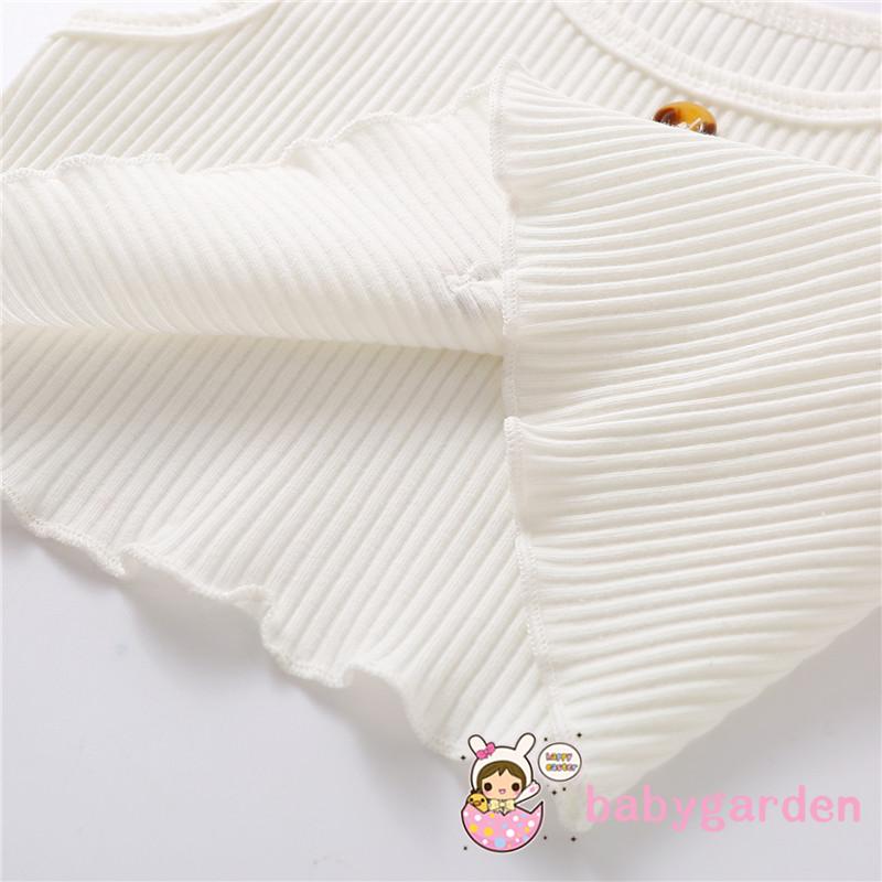 Set áo không tay + quần jean có túi dành cho bé gái