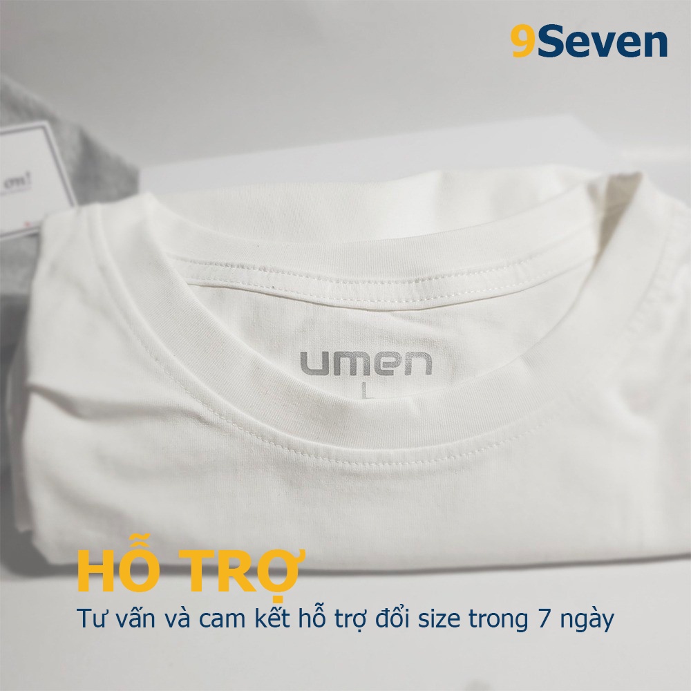 Áo thun nam cổ tròn tay ngắn vải cotton co giãn, thoáng mát - UMEN