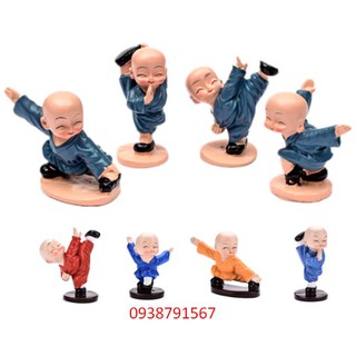 BỘ TƯỢNG 4 CHÚ TIỂU THIẾU LÂM TỰ MÚA VÕ