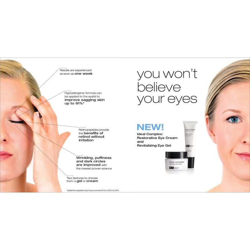 PCA SKIN ✨ Kem dưỡng mắt cao cấp Ideal Complex® Revitalizing Eye Gel