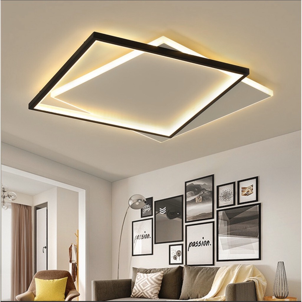 Đèn led ốp trần phòng khách đẹp